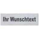 Brustschild 15 x 5 cm mit Wunschtext für...
