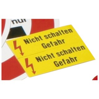 Sonderschild, 70 x 25mm,