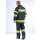 SCHUTZJACKE FIRE MAX 3  OEBFV STMK., Beschriftung 7 cm, 2-zeilig, Silber, FEUERWEHR, Doppelreflexstreifen,