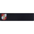 Aluminiumschild schwarz-matt mit aufgesetztem...