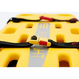 Spineboard X-STRAIGHT, mit drei Gurten