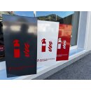 Feuerlöscherabdeckung Fire - rot