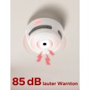 XS01-M Vernetzter intelligenter Rauchmelder - 6 Rauchmelder mit SBS50 Basisstation (FS61)