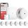 XS01-M Vernetzter intelligenter Rauchmelder - 6 Rauchmelder mit SBS50 Basisstation (FS61)